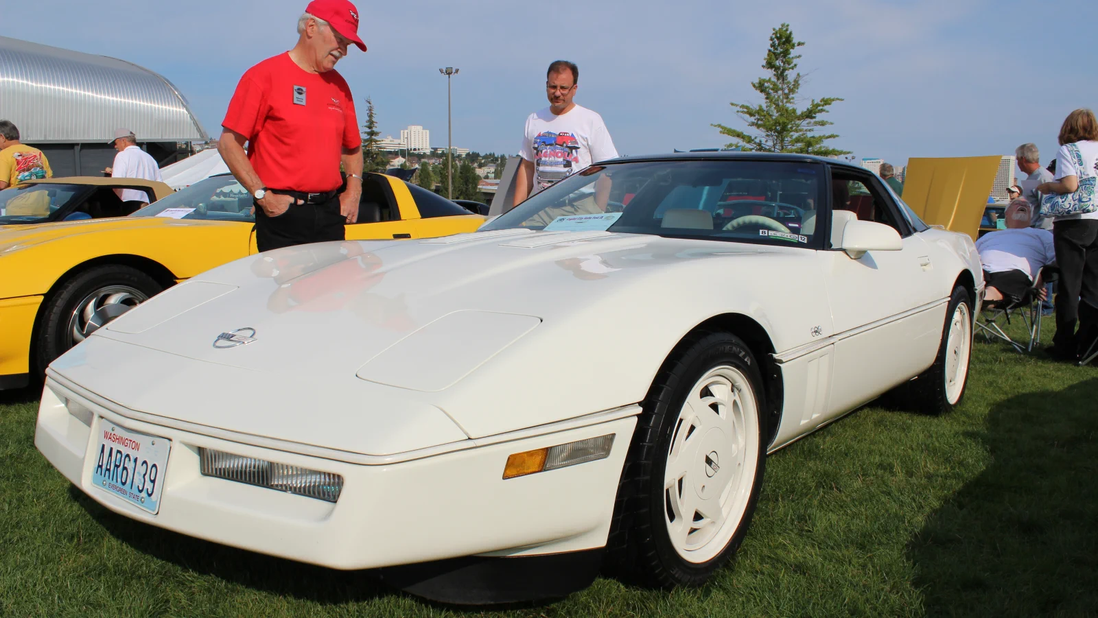 Click to Enlarge-Esc to Close Corvette Generations/C4/C4 1984 -89 White 2012 Vette Fest.webp